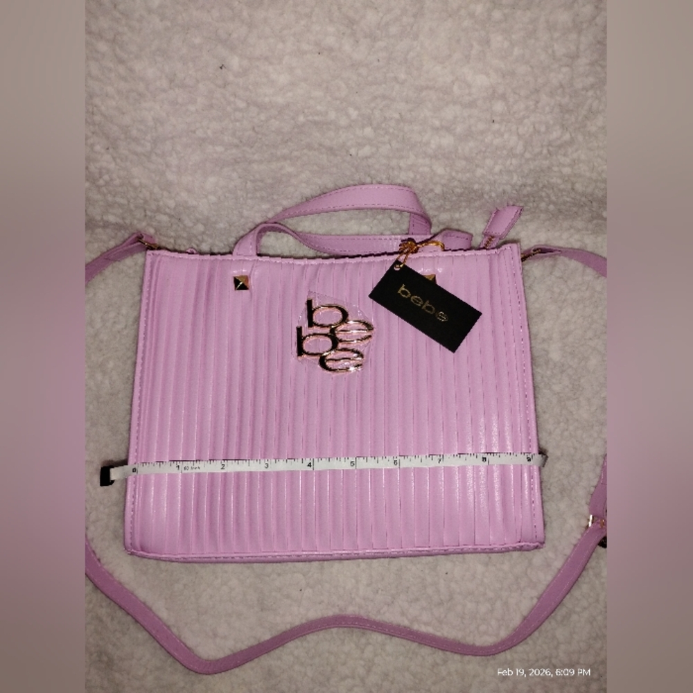 PINK BEBE MINI TOTE BAG - Picture 10 of 13